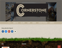 Tablet Screenshot of cornerstonefarmaustin.com